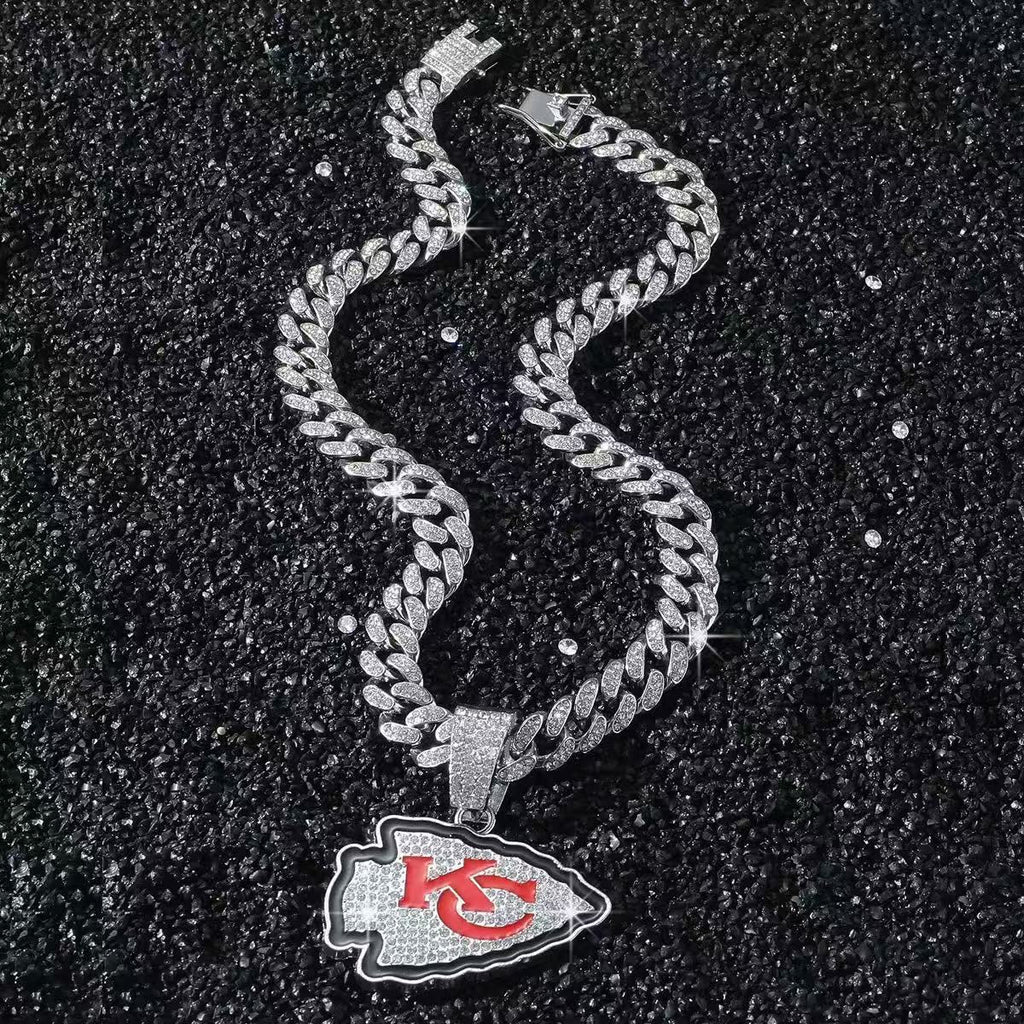 Kansas City Chiefs  Accessories Fashion Individuality Hip Hop Cuban Chain