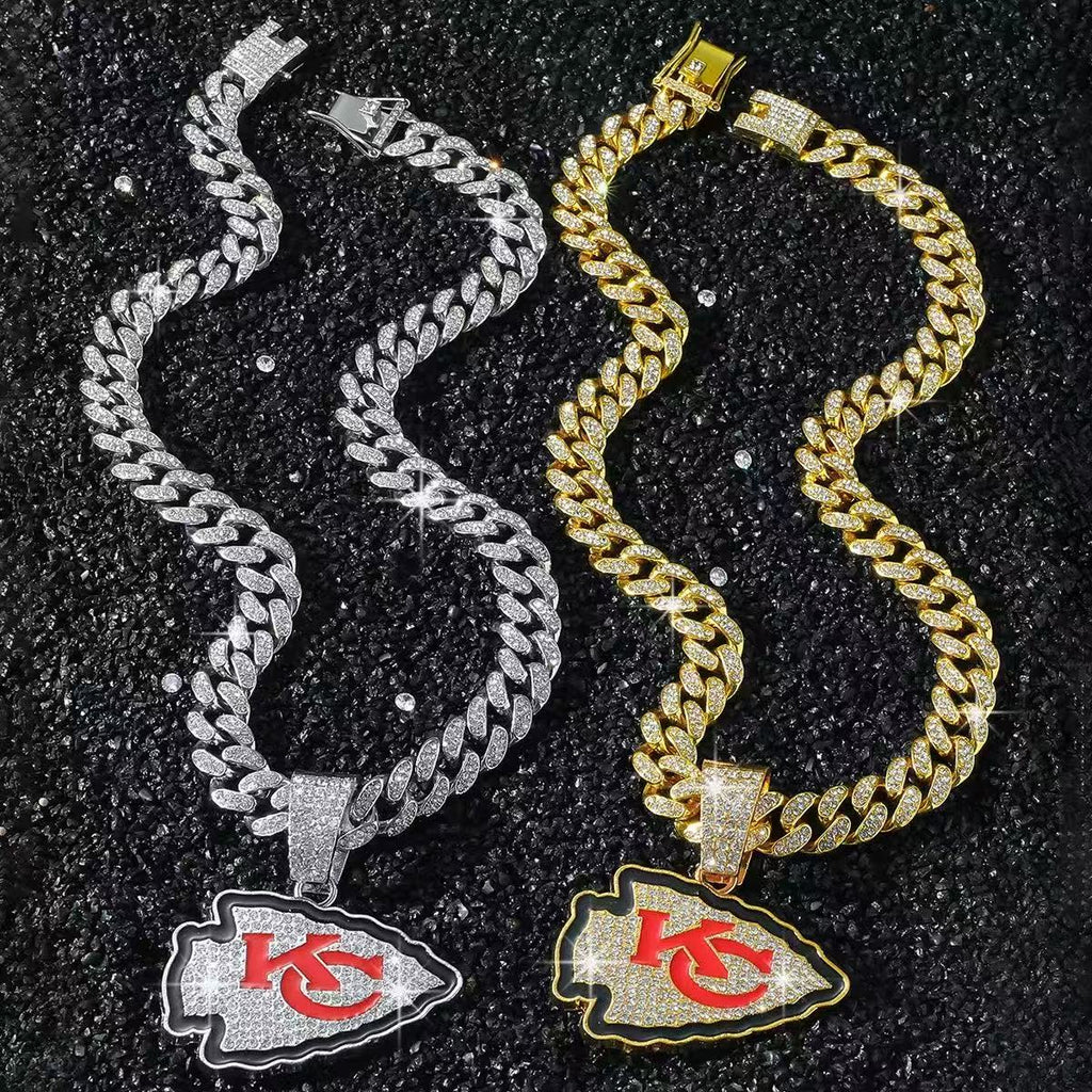 Kansas City Chiefs  Accessories Fashion Individuality Hip Hop Cuban Chain
