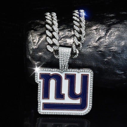 New York Giants logo necklace