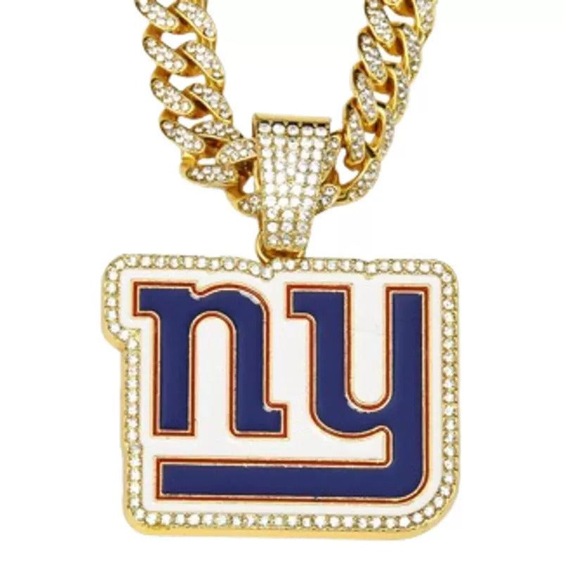 New York Giants logo necklace